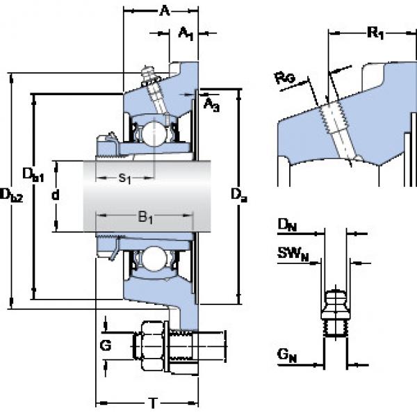 Bearing FYJ 55 KF SKF #1 image