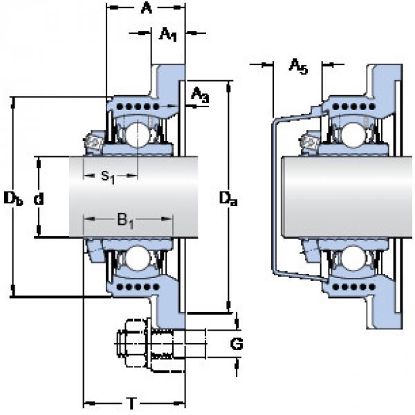 Bearing FYK 25 LEF SKF #1 image