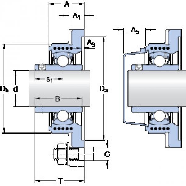 Bearing FYK 25 TEF SKF #1 image