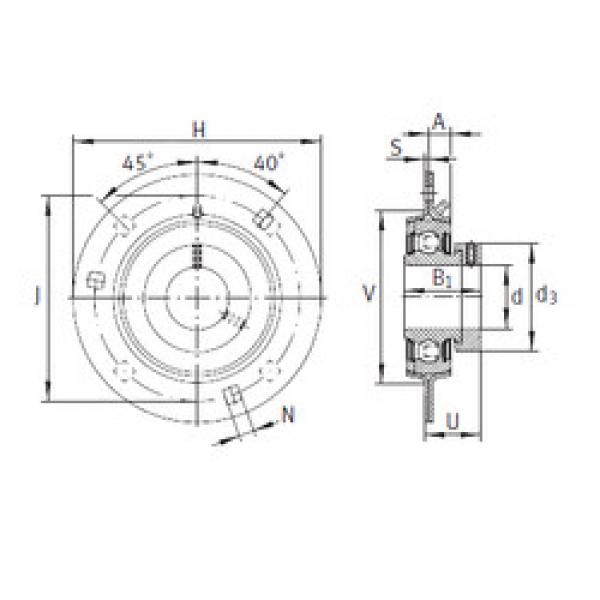 Bearing GRA25 INA #1 image