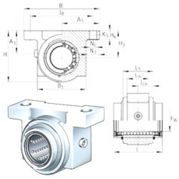 Bearing KGB16-PP-AS INA #1 image