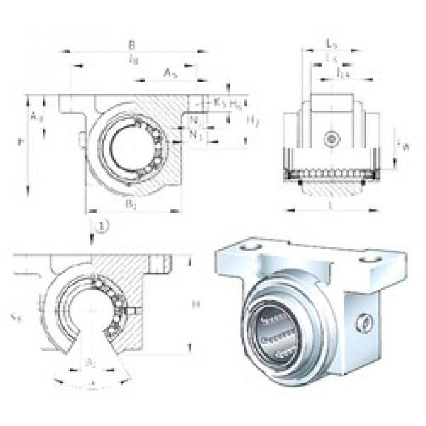 Bearing KGBO40-PP-AS INA #1 image