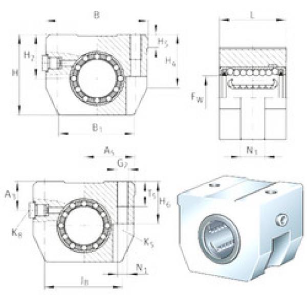 Bearing KGHK08-B-PP-AS INA #1 image