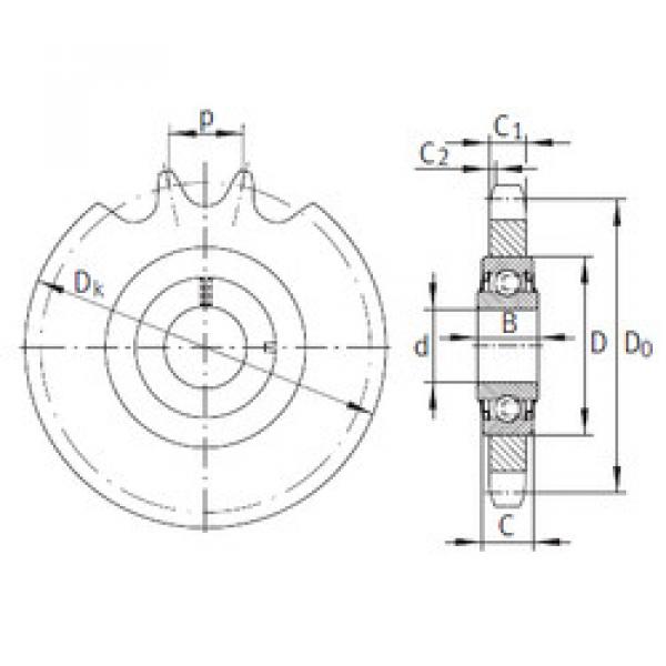 Bearing KSR16-L0-08-10-16-08 INA #1 image