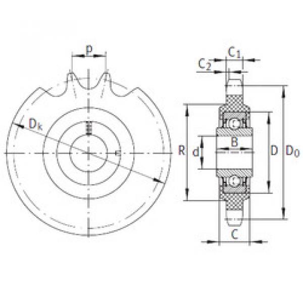 Bearing KSR16-L0-08-10-16-22 INA #1 image