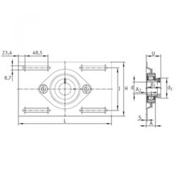 Bearing MSTU25 INA #1 image