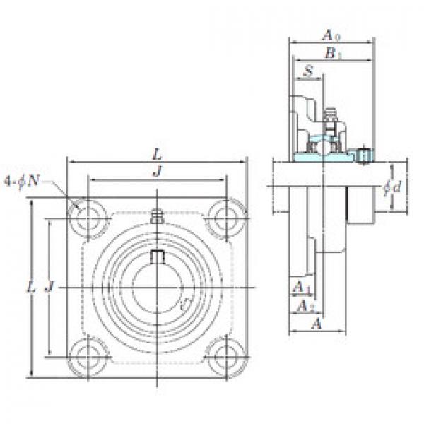 Bearing NANF201 KOYO #1 image