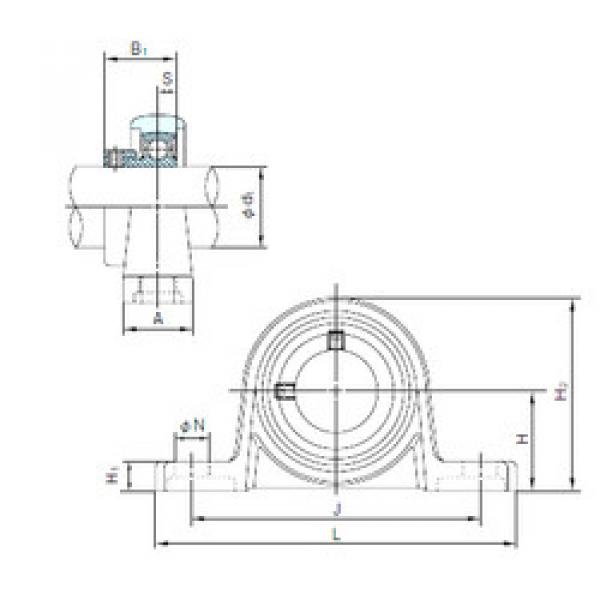 Bearing MUP001 NACHI #1 image