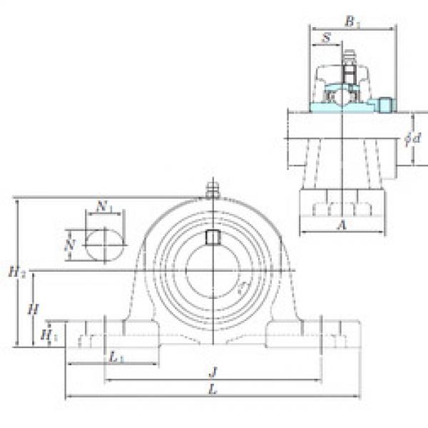 Bearing NAP206-20 KOYO #1 image