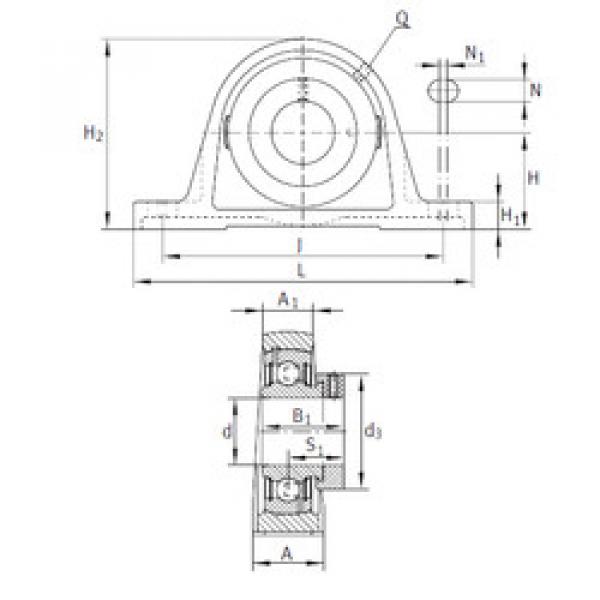 Bearing PAK1-3/16 INA #1 image