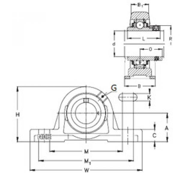 Bearing PASE17 NKE #1 image