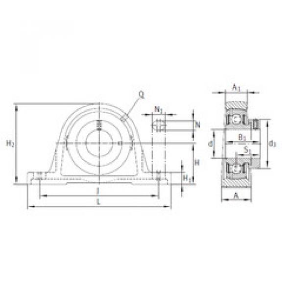 Bearing PASE12 INA #1 image