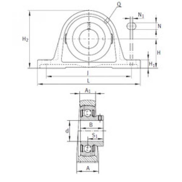 Bearing PASEY1-3/16 INA #1 image