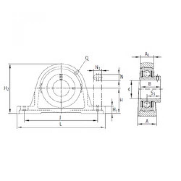 Bearing PASEY12 INA #1 image