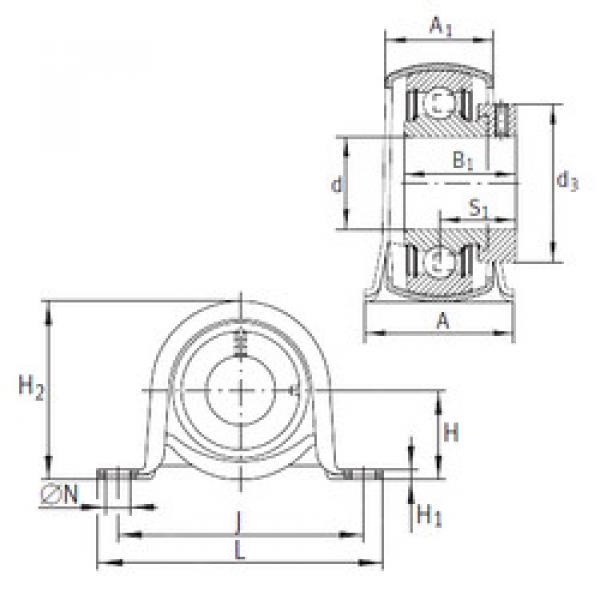 Bearing PB15 INA #1 image