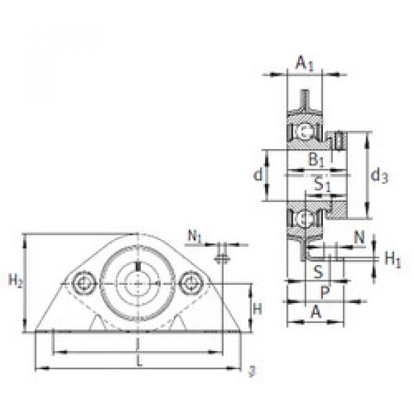 Bearing PBS12 INA #1 image