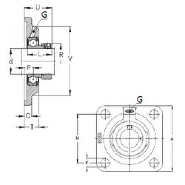 Bearing PCF25 NKE #1 image