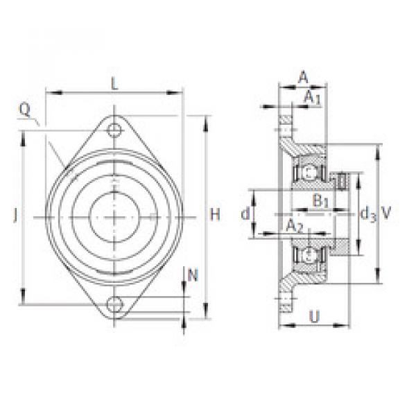 Bearing PCJT2-3/16 INA #1 image