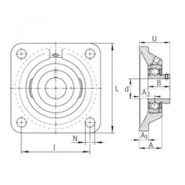 Bearing PCJY1-1/4 INA #1 image