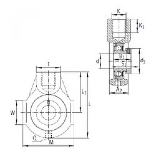 Bearing PHE20 INA #1 image