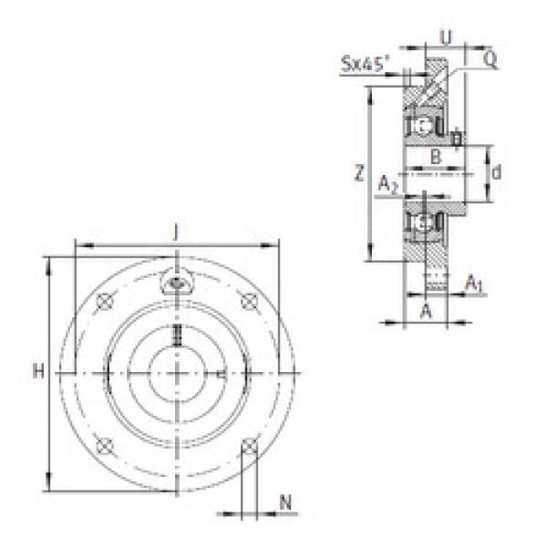 Bearing PMEY25-N INA #1 image