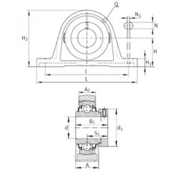 Bearing RASE1-1/2 INA #1 image