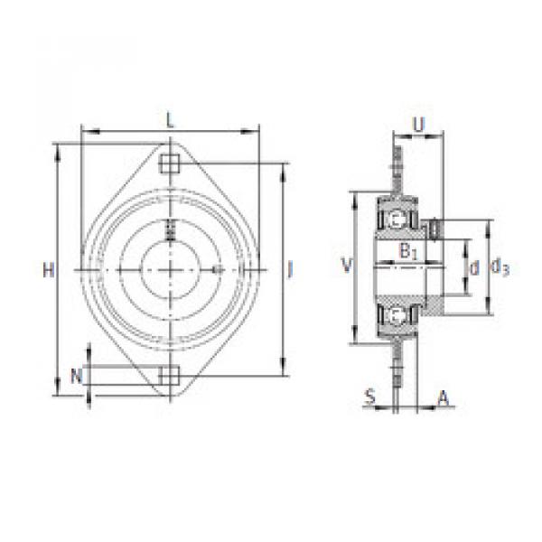 Bearing RALT25 INA #1 image