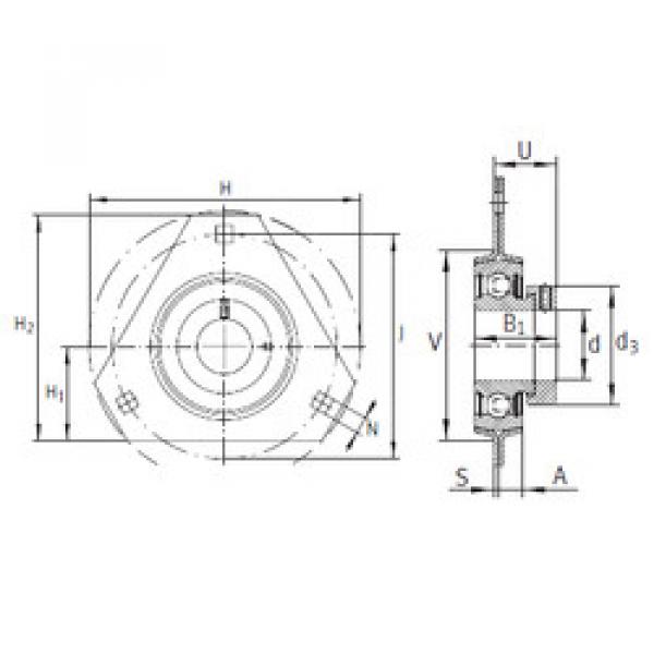 Bearing RALTR25 INA #1 image