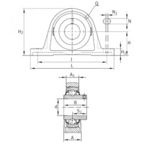 Bearing RASEY1-1/4-206 INA #1 image