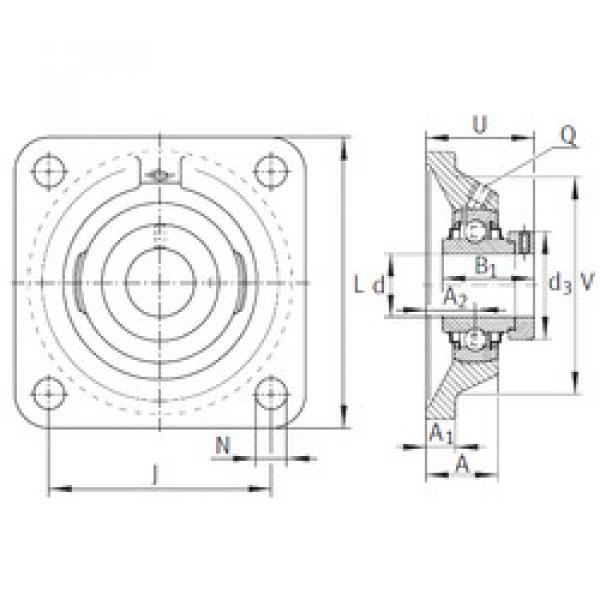 Bearing RCJ1 INA #1 image