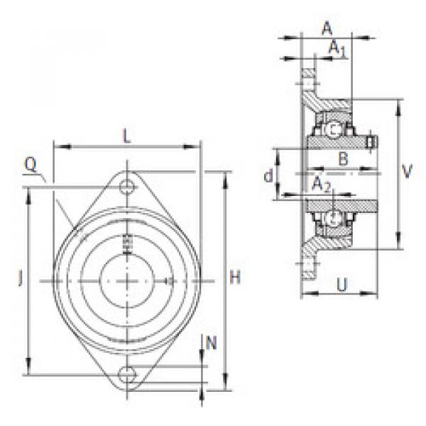 Bearing RCJTY20-JIS INA #1 image