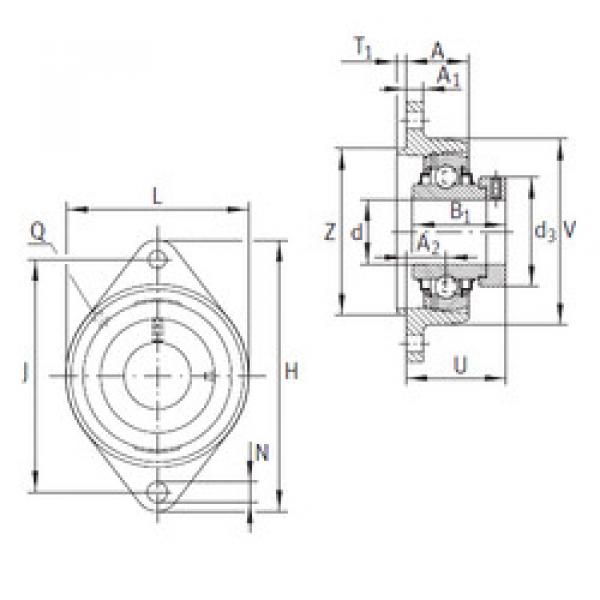 Bearing RCJTZ25 INA #1 image