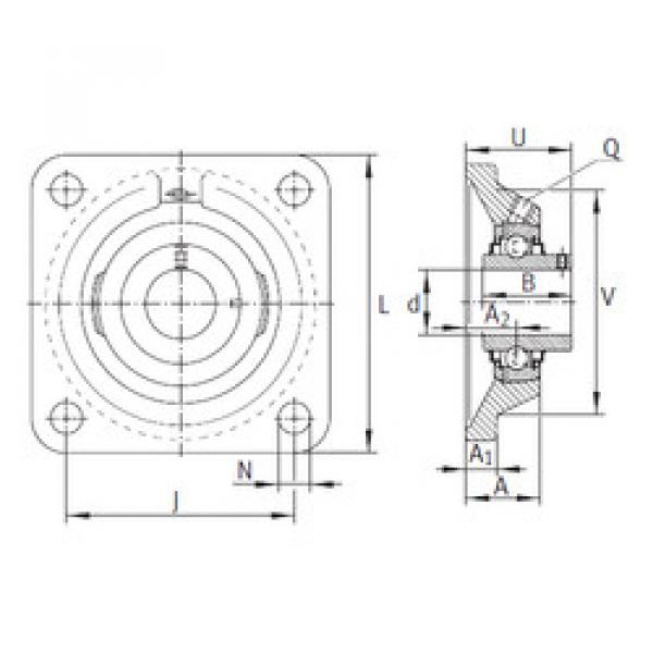 Bearing RCJY25-JIS INA #1 image