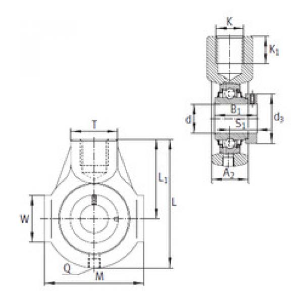 Bearing RHE25 INA #1 image