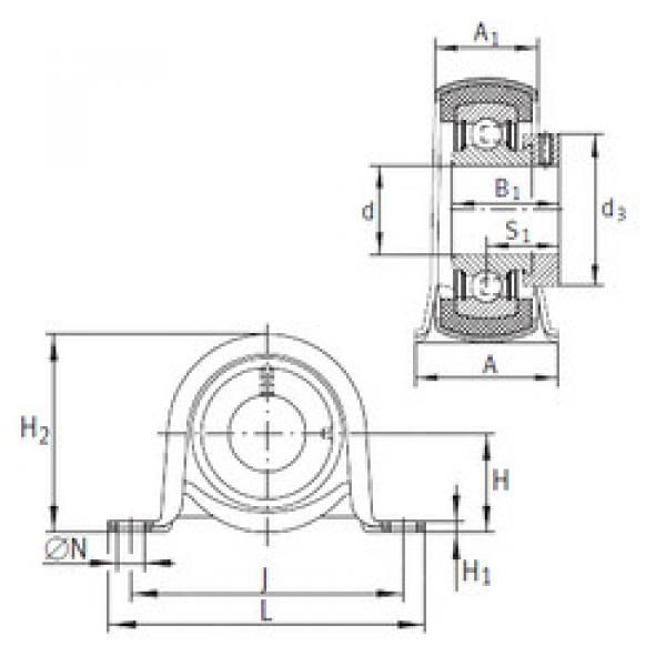 Bearing RPB15 INA #1 image