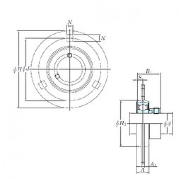 Bearing SAPF202-10 KOYO #1 image