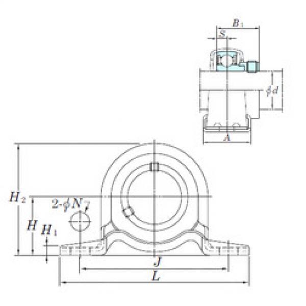 Bearing SAPP205-14 KOYO #1 image