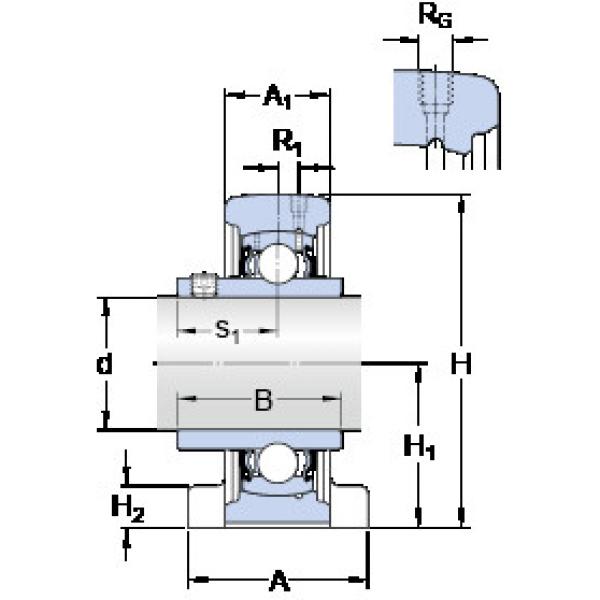 Bearing SYFJ 40 TF SKF #1 image