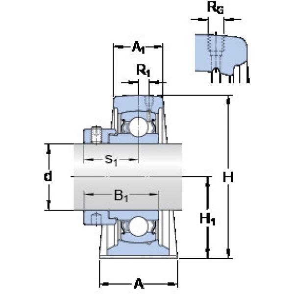 Bearing SYF 25 FM SKF #1 image