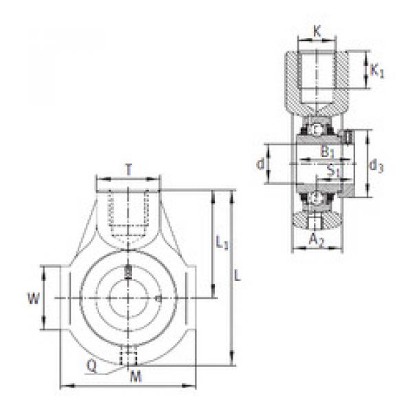 Bearing THE35 INA #1 image