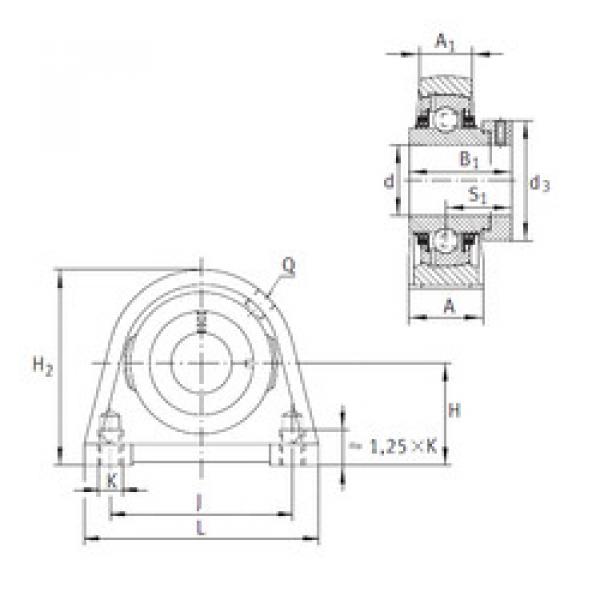 Bearing TSHE20-N INA #1 image