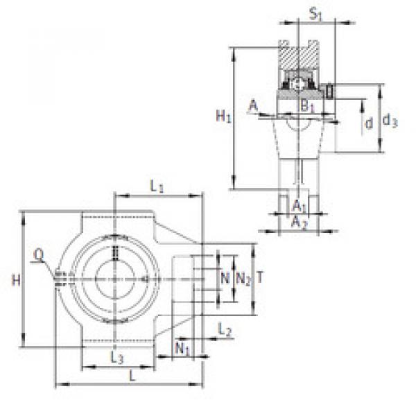 Bearing TTUE35 INA #1 image