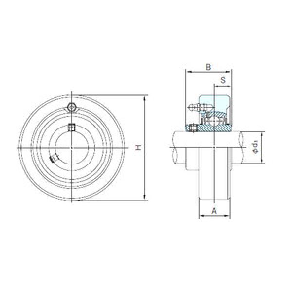 Bearing UCC210 NACHI #1 image