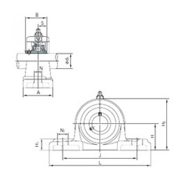 Bearing UCEP207 NACHI #1 image