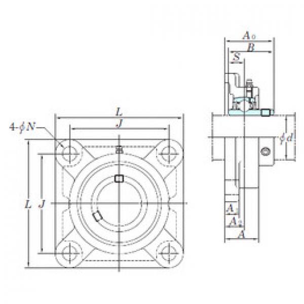 Bearing UCFX05-16 KOYO #1 image