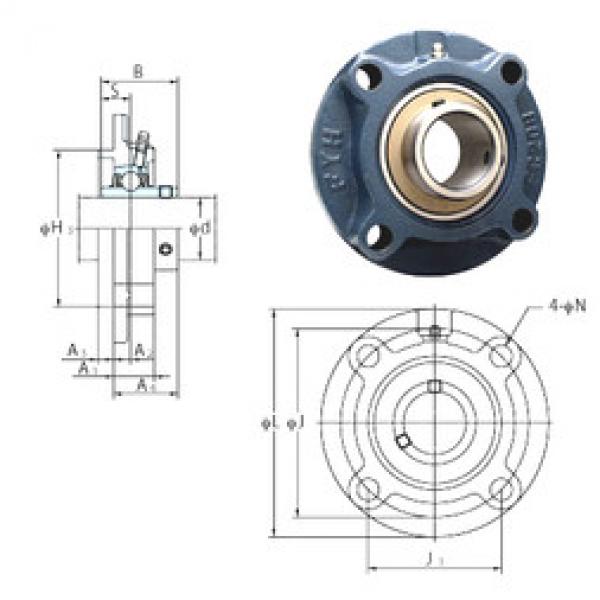 Bearing UCFCX05-16E FYH #1 image