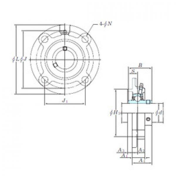 Bearing UCFCX05E KOYO #1 image