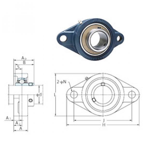 Bearing UCFL203 FYH #1 image