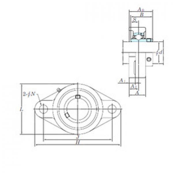 Bearing UCFL201-8E KOYO #1 image