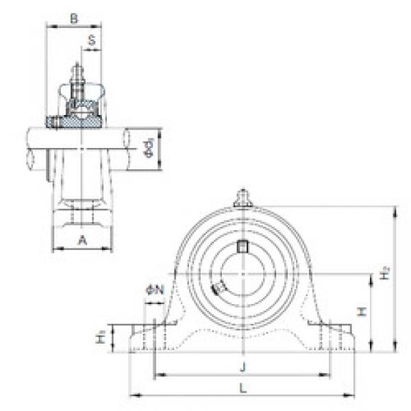 Bearing UCIP208 NACHI #1 image